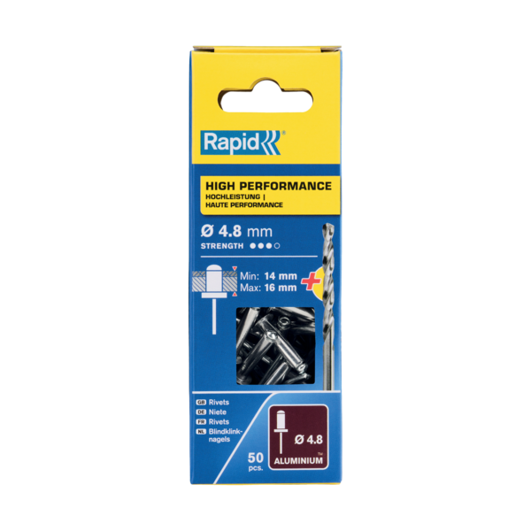 Vetoniitti Rapid 4,8x20mm High Performance 50kpl