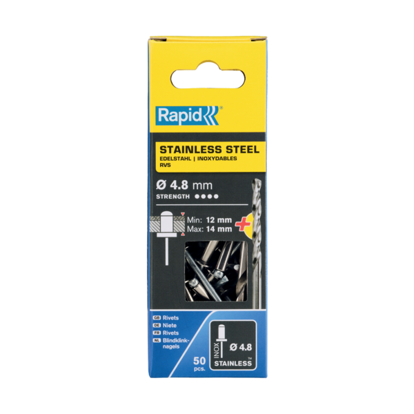 Vetoniitti Rapid 4,8x18mm rst 50kpl