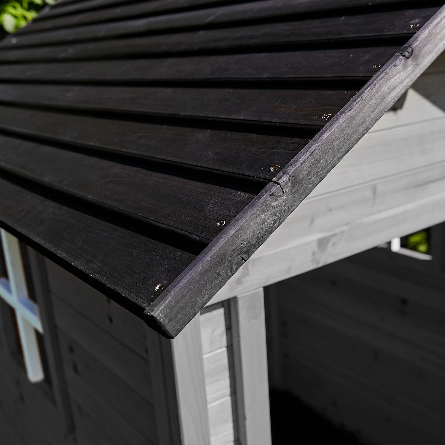 Leikkimökki harmaa/musta 158 x 148 x 132 cm NORDIC PLAY