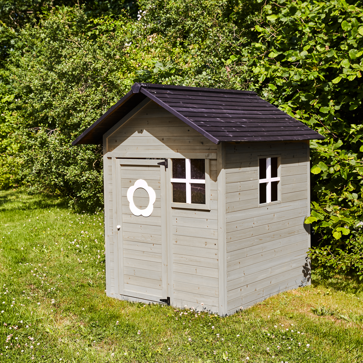 Leikkimökki harmaa/musta 158 x 148 x 132 cm NORDIC PLAY