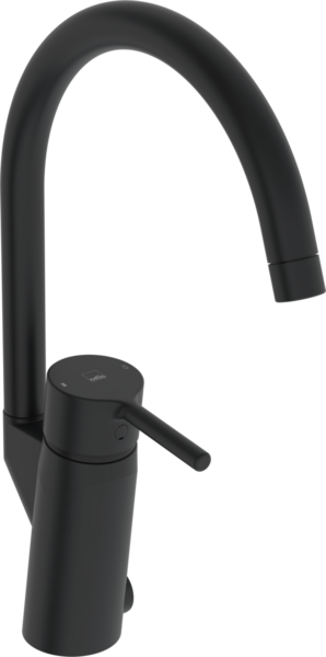 Keittiöhana Oras Optima 2839FN-33 pesukoneventtiili 3V musta