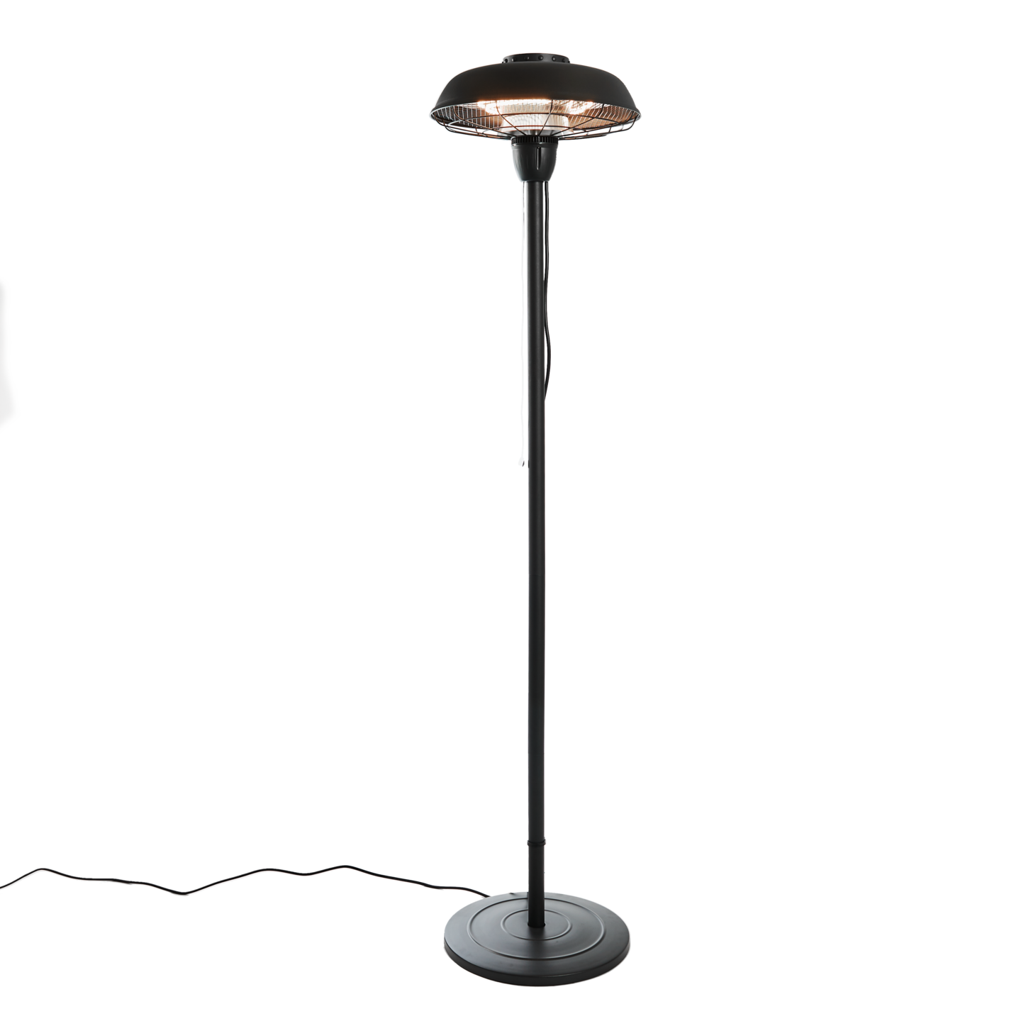 Terassilämmitin 900/2100W lattiamalli, HA, musta HORTUS