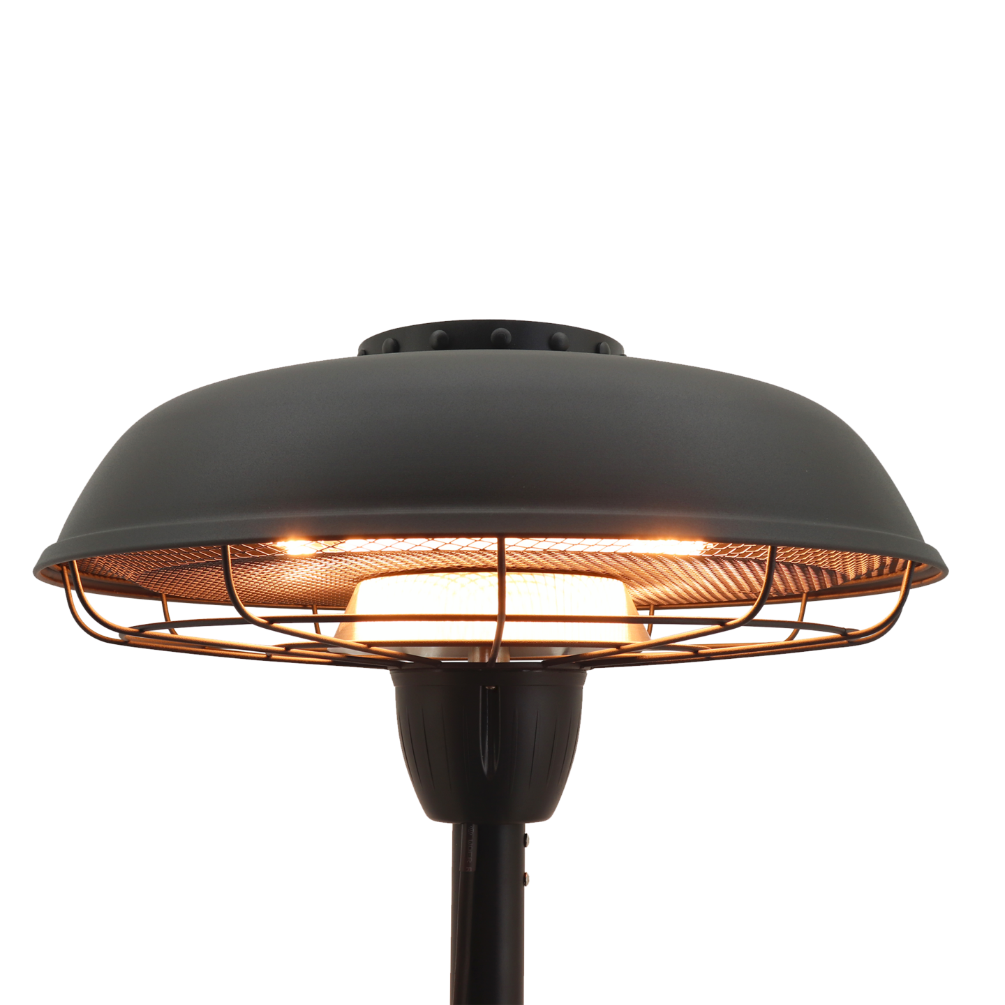 Terassilämmitin 900/2100W lattiamalli, HA, musta HORTUS