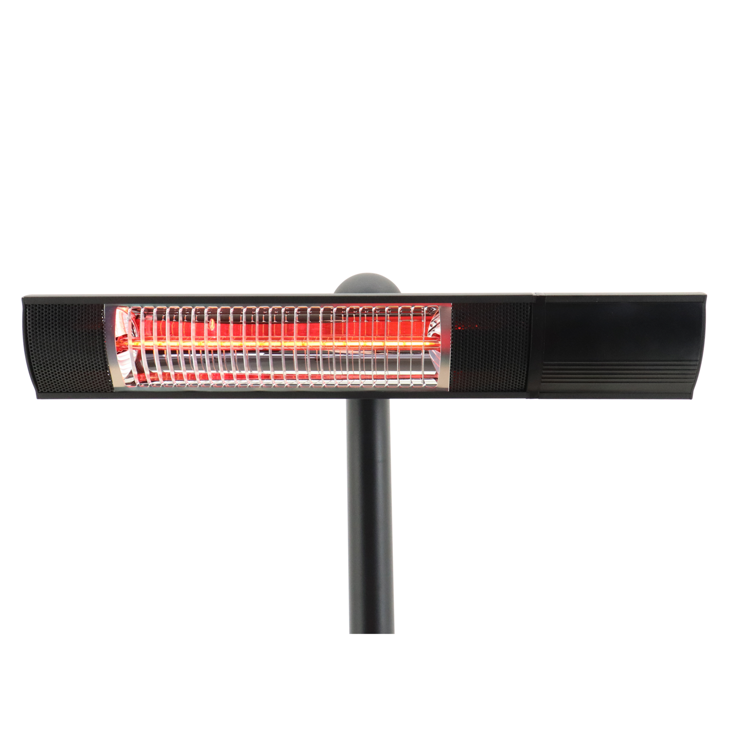 Terassilämmitin 500/1000/1500W lattiamalli, kaukosäädin, RGT, musta HORTUS