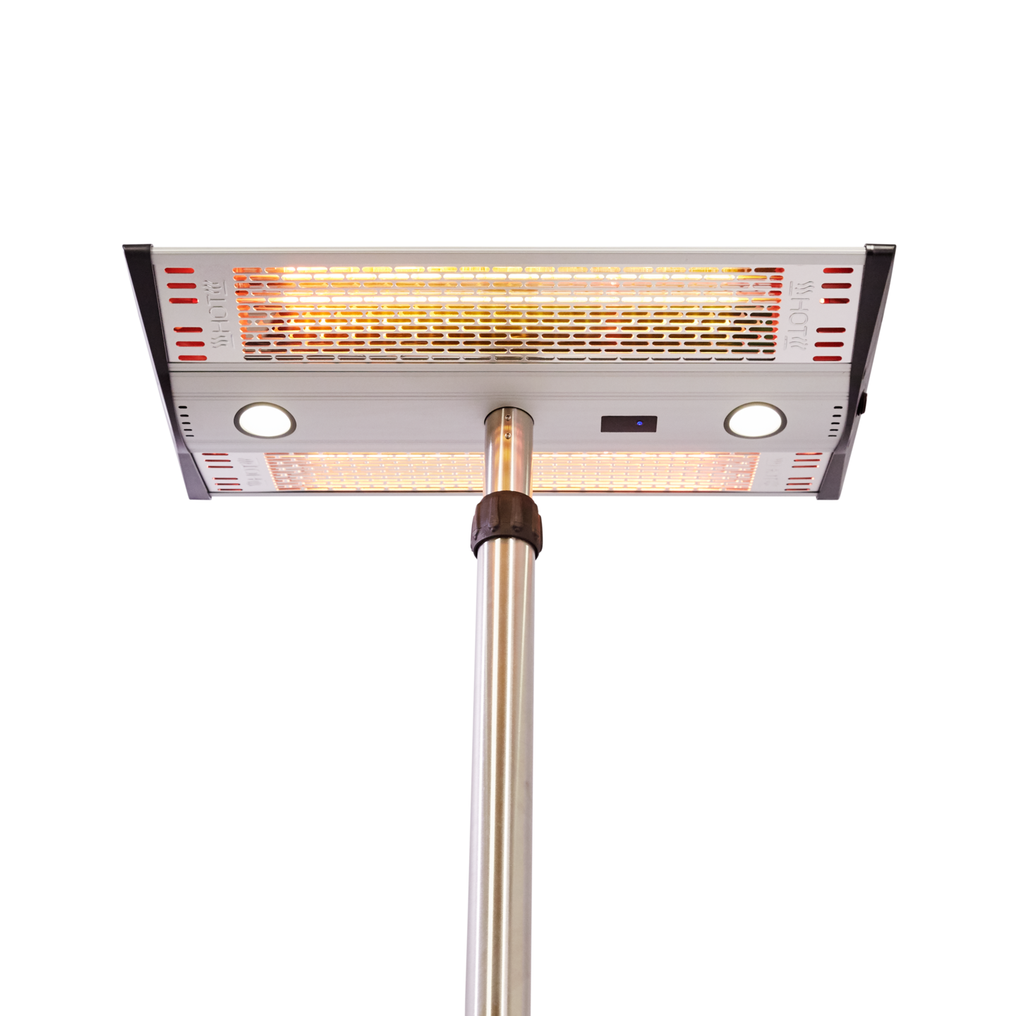 Terassilämmitin, lattiamalli 'teleskooppi' 1000/2000 W GT HORTUS