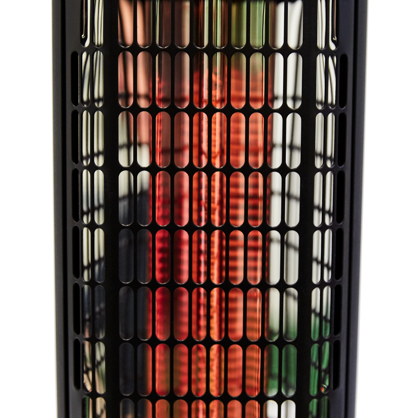 Terassilämmitin 1800W lattiamalli, kaukosäädin, soft touch, musta HORTUS