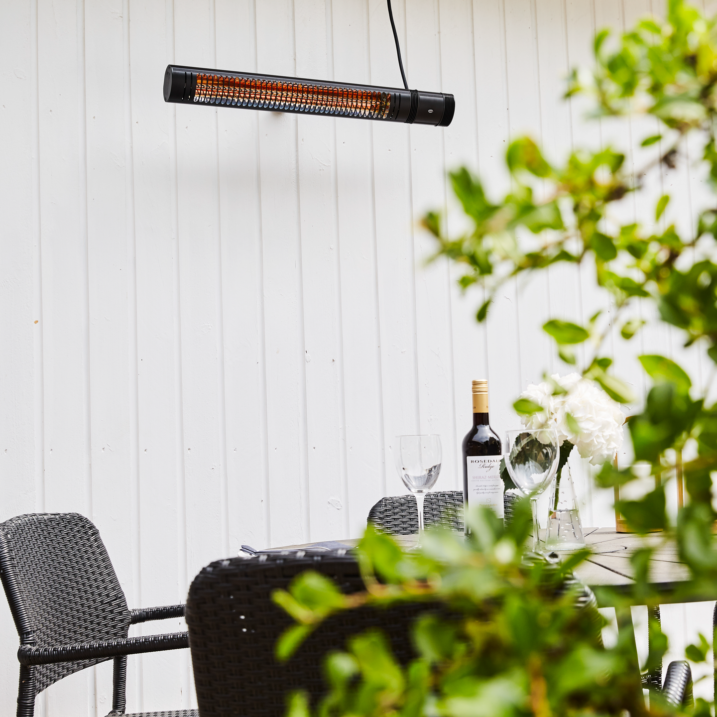 Terassilämmitin ECO High-line 2000 W, musta HEAT1