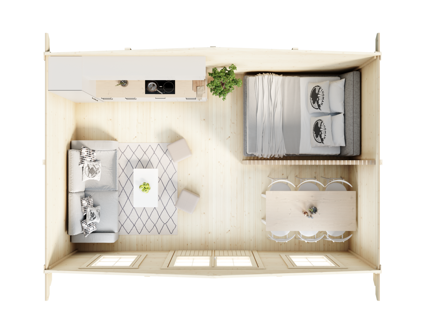 Vierasmaja Lillevilla Sorsavesi 24m²