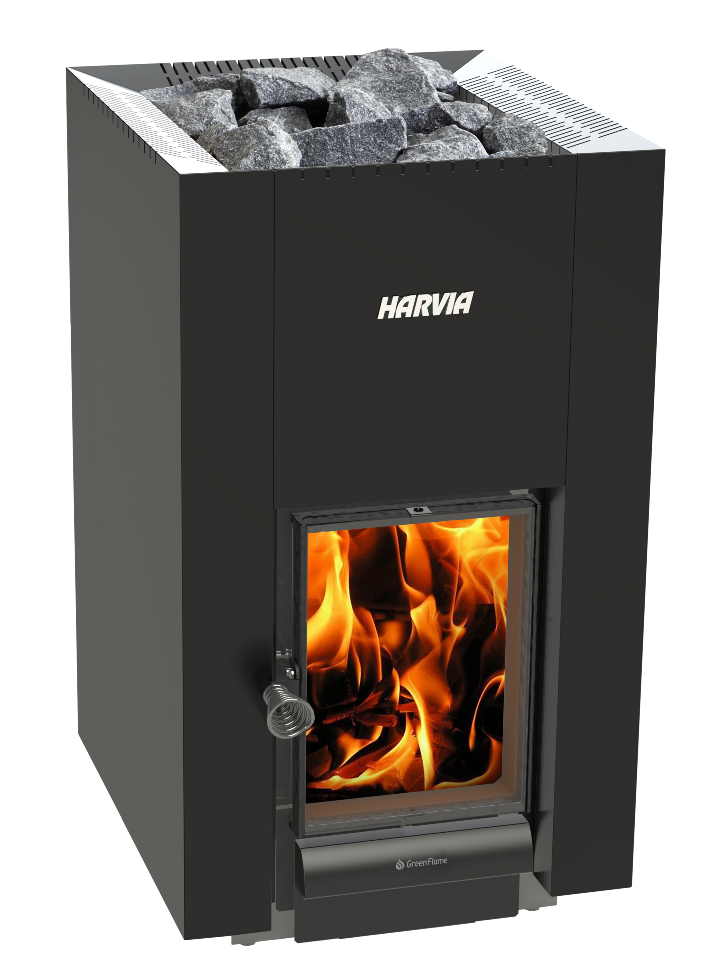 Puukiuas Harvia 22 GreenFlame musta