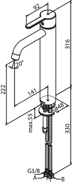 Pesuallashana Damixa Silhouet 740130.00 Large kromi