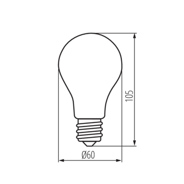 Led-lamppu Kanlux E27 10W 60mm 4000K 1520lm valkoinen