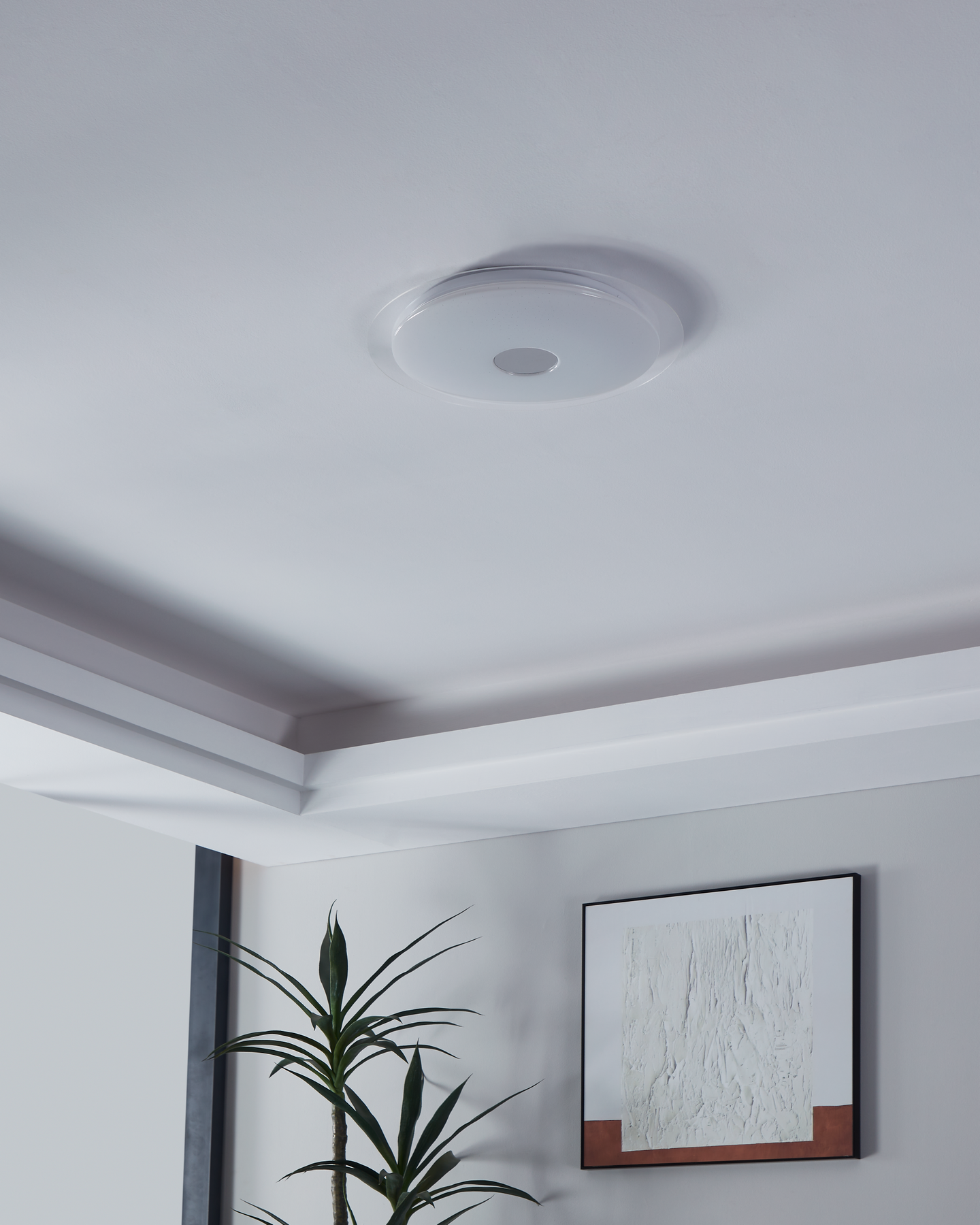 Kattovalaisin EGLO Lanciano 1  led 40cm 18,8W kristalliefekti valkoinen