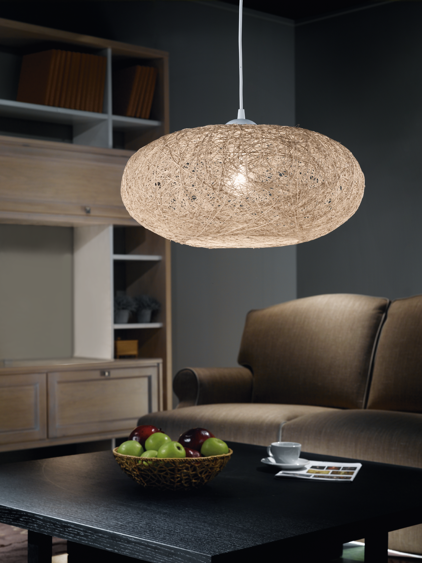 Riippuvalaisin EGLO Campilo 45cm E27 beige