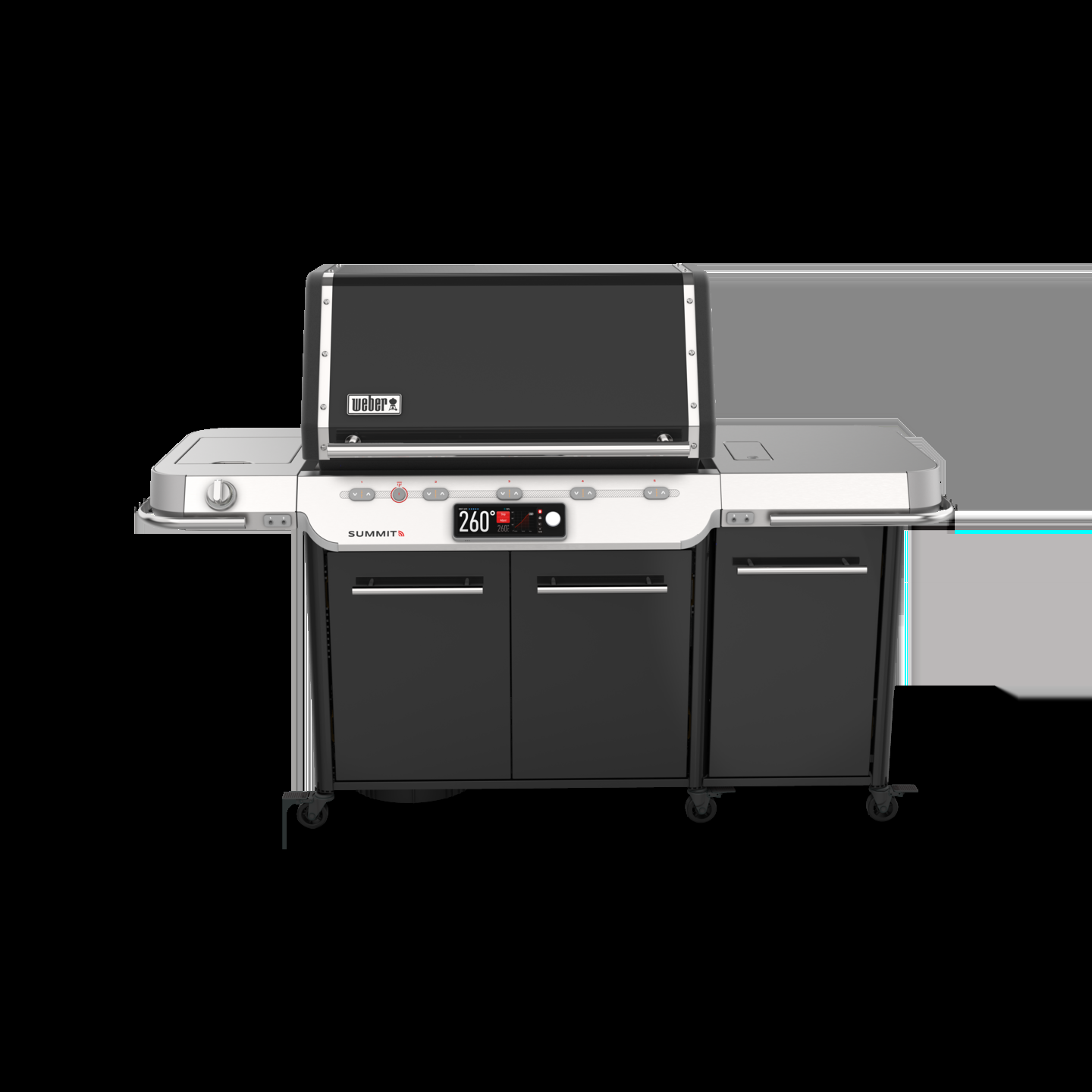 Älykaasugrilli Weber Summit Ex musta
