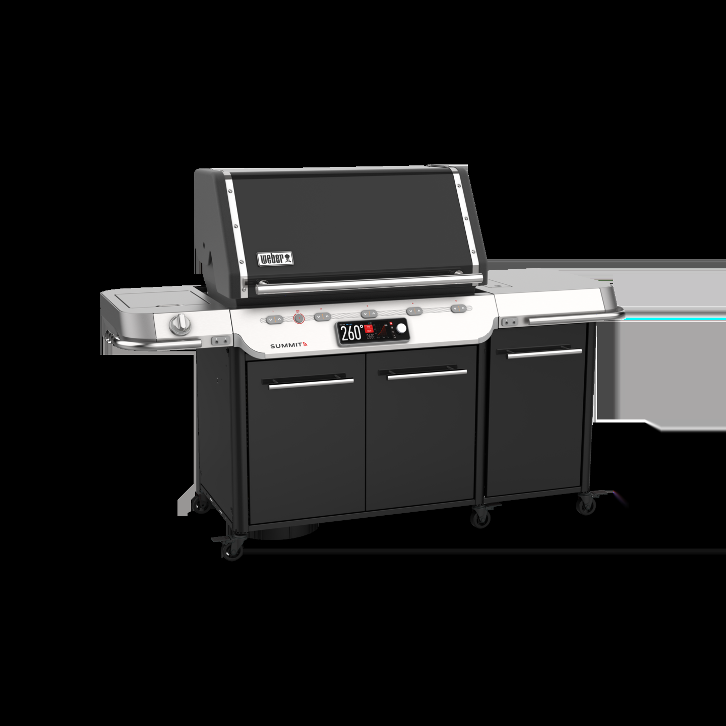 Älykaasugrilli Weber Summit Ex musta
