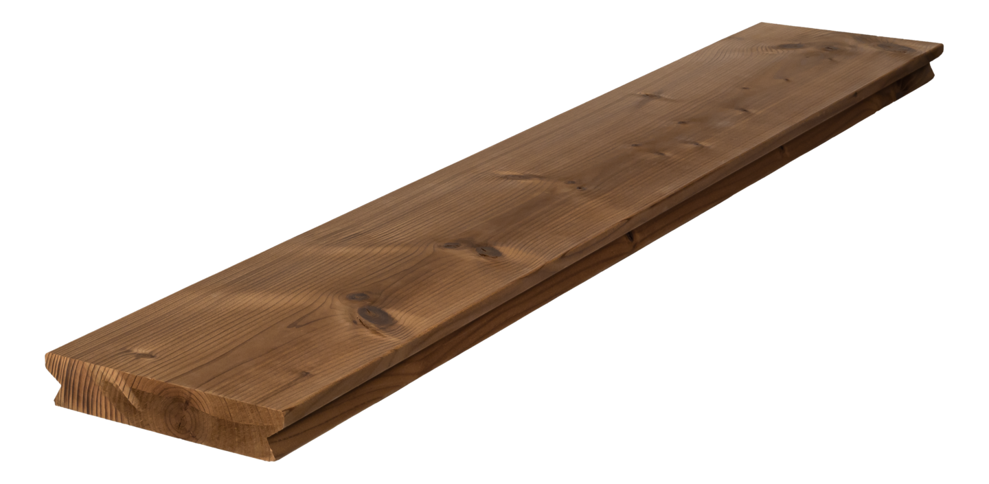 Terassilauta Luna Profix 3 SHP 32x166x4800 harjattu lämpökäsitelty kuusi