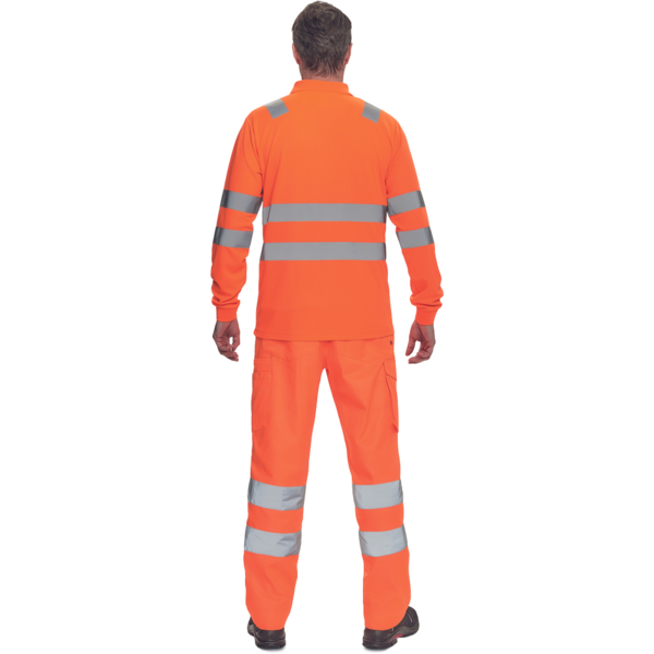 Pitkähihainen pikeepaita Cerva lugo HV  oranssi