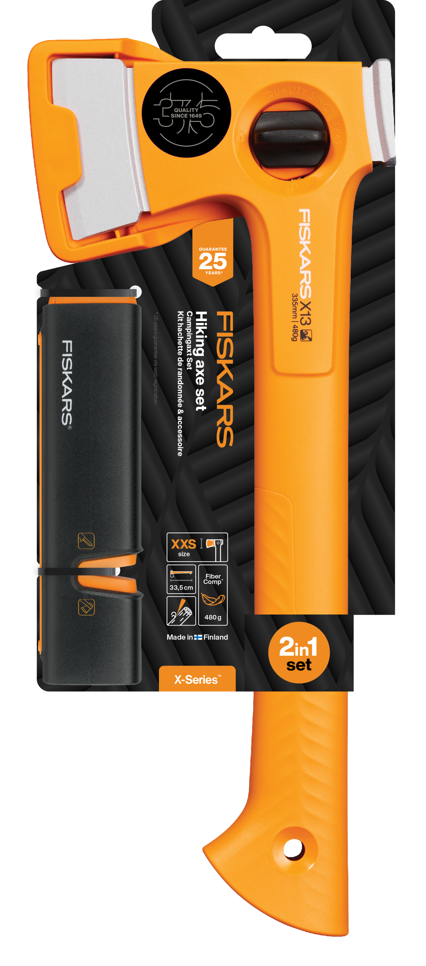 Retkikirves X-Series X13 + teroitin setti