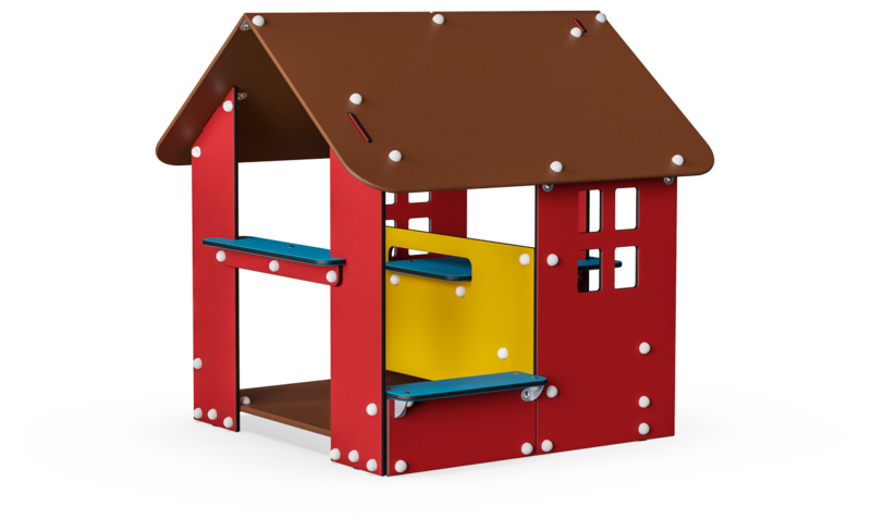 Leikkimökki Kompan 1,42x1,51cm