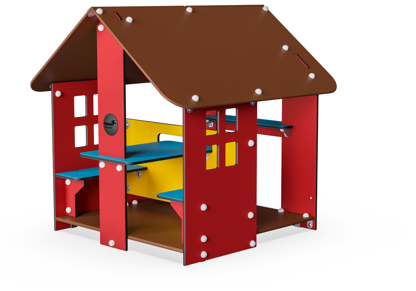 Leikkimökki Kompan 1,42x1,51cm