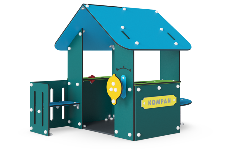 Leikkimökki Kompan 1,32x1,85cm