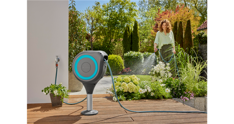 Letkukela Gardena RollUp M 20m terassi turkoosi 18615-20