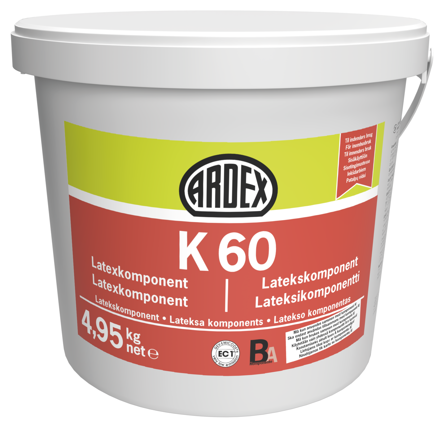 Lattiatasoite ARDEX K 60 nesteosa 4,95kg