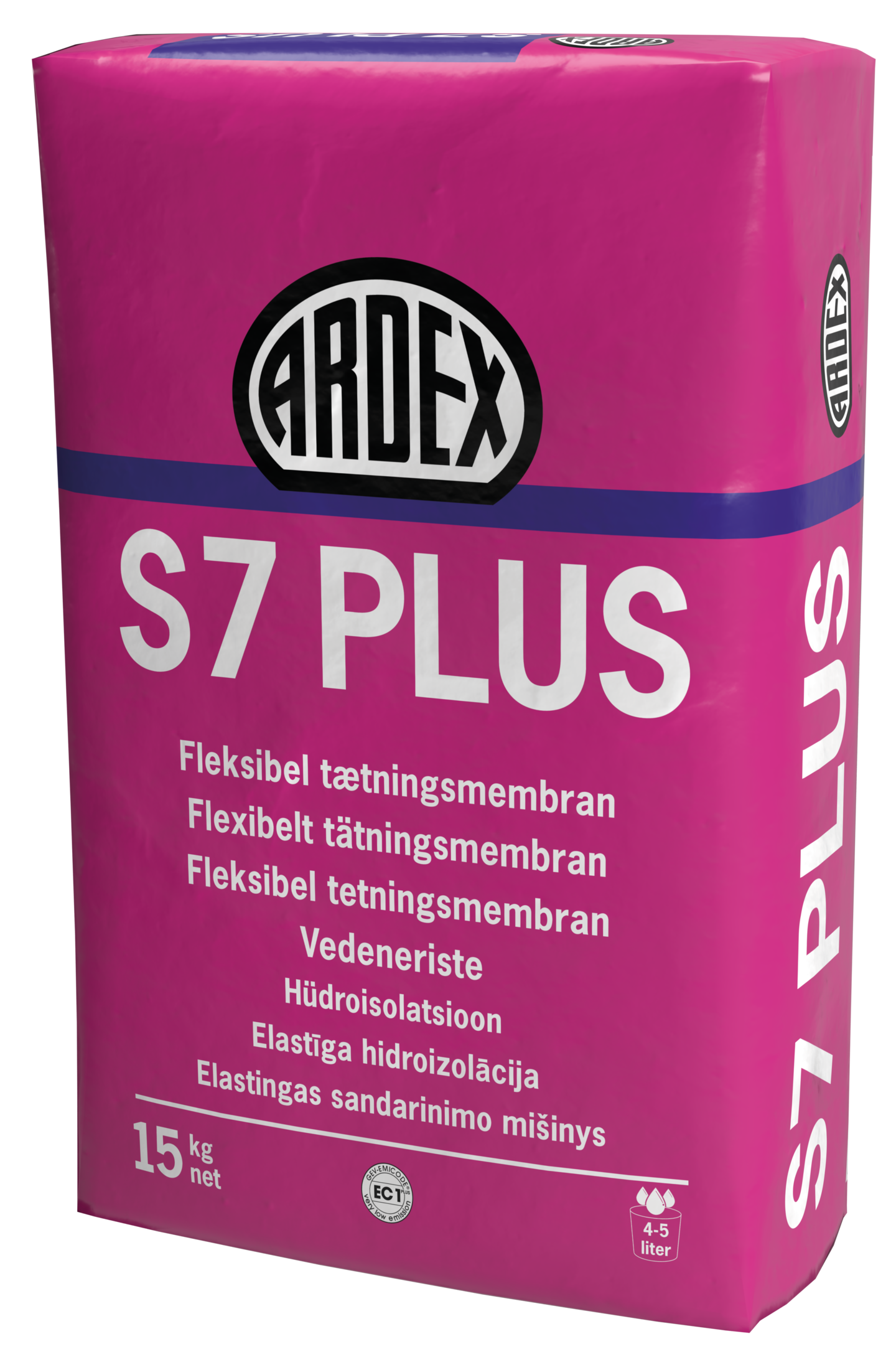 Vedeneriste ARDEX S7 PLUS 15kg