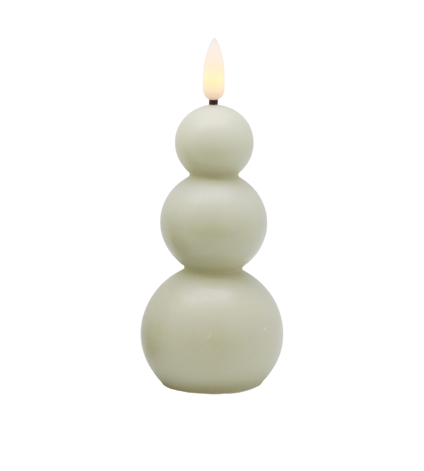 Led-kynttilä Cello Pampula 11cm antiikinvalkoinen