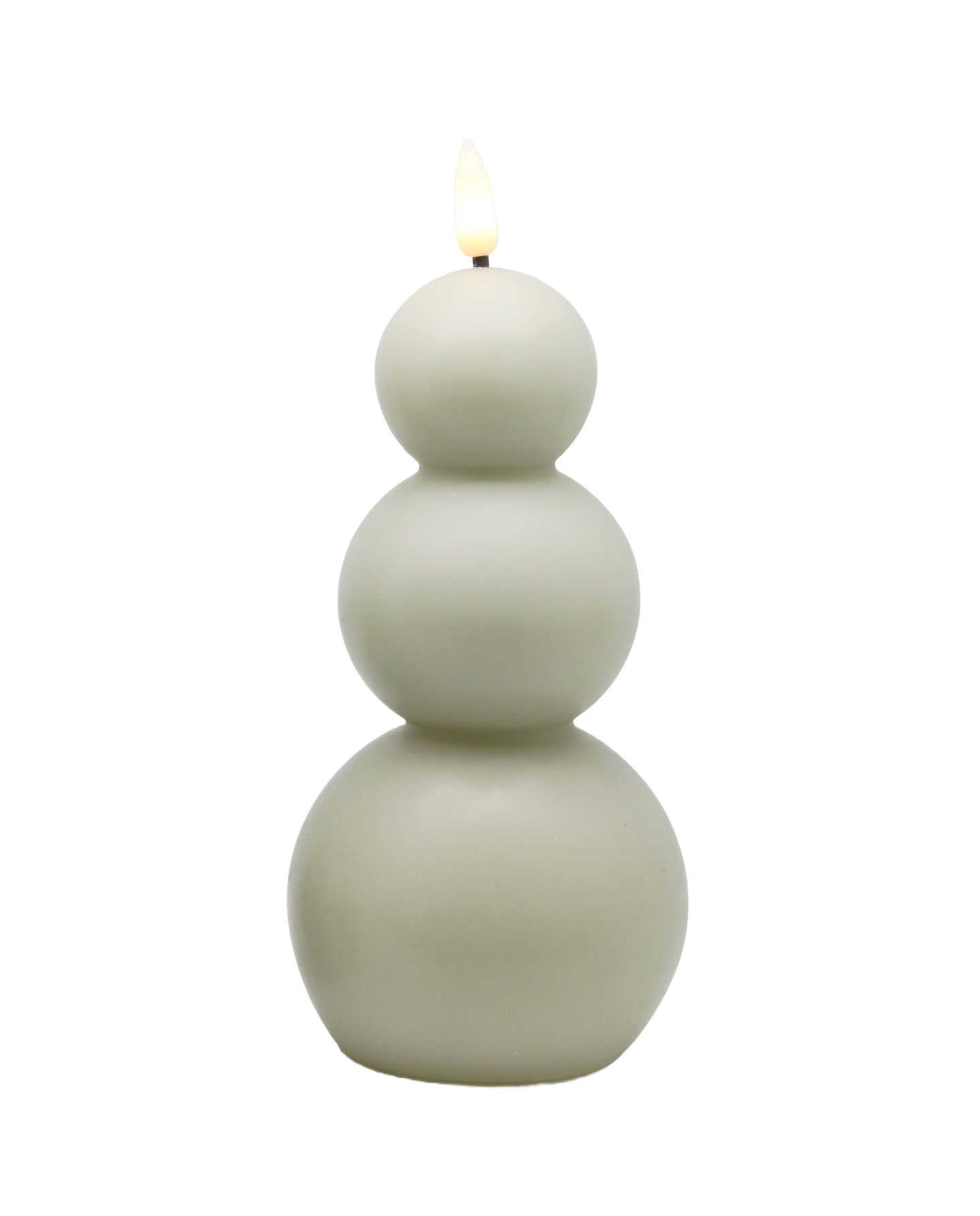 Led-kynttilä Cello Pampula 16,5cm antiikinvalkoinen