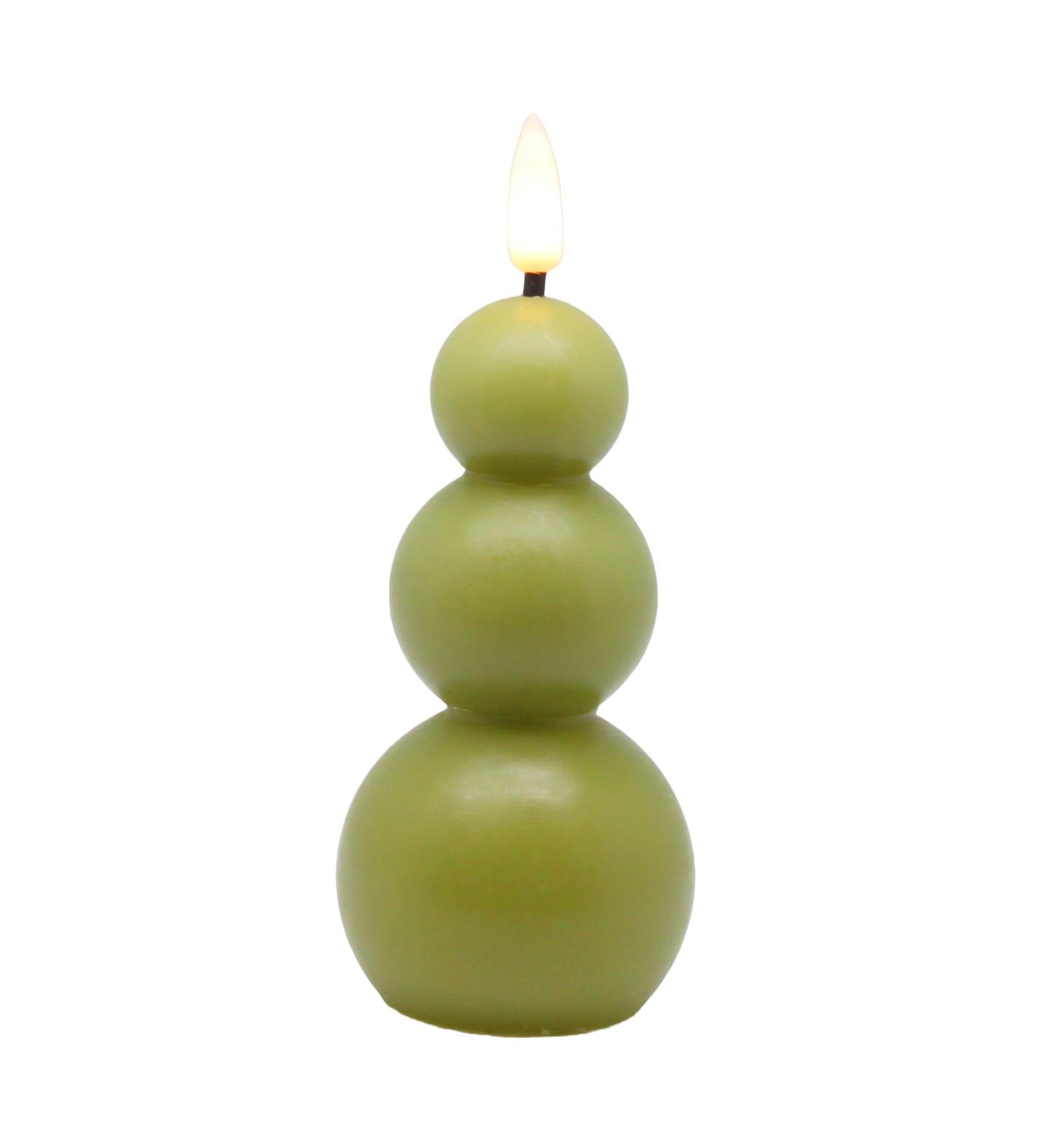 Led-kynttilä Cello Pampula 11cm vihreä