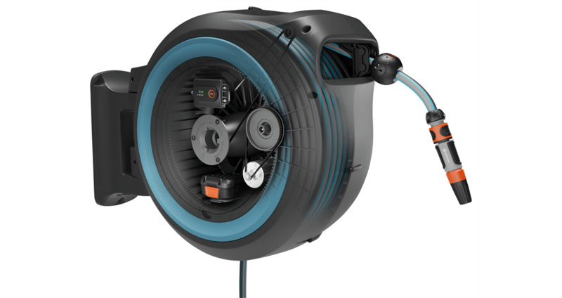 Seinäletkukela Gardena PowerRoll XXL 35m turkoosi