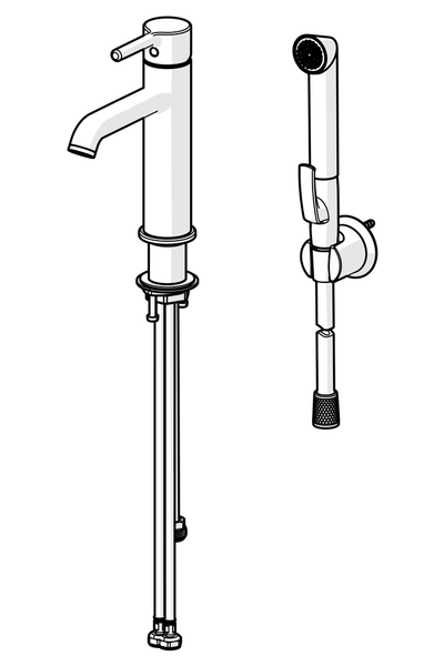Pesuallashana Oras 2606FH-81 Style Bide pronssi