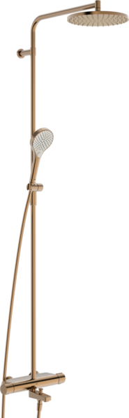 Suihkujärjestelmä Oras 7193N-81 Optima Style juoksuputki pronssi