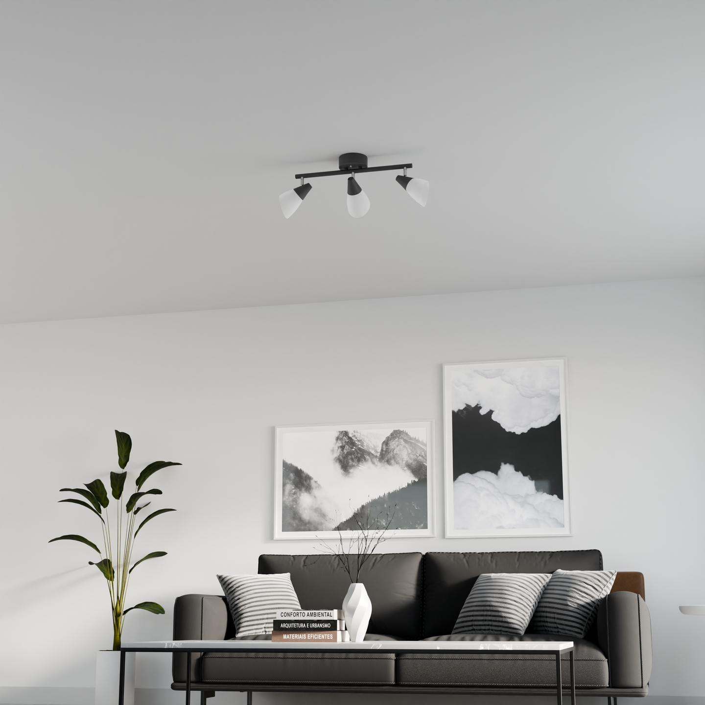 Kattospotti Sessak Orion musta