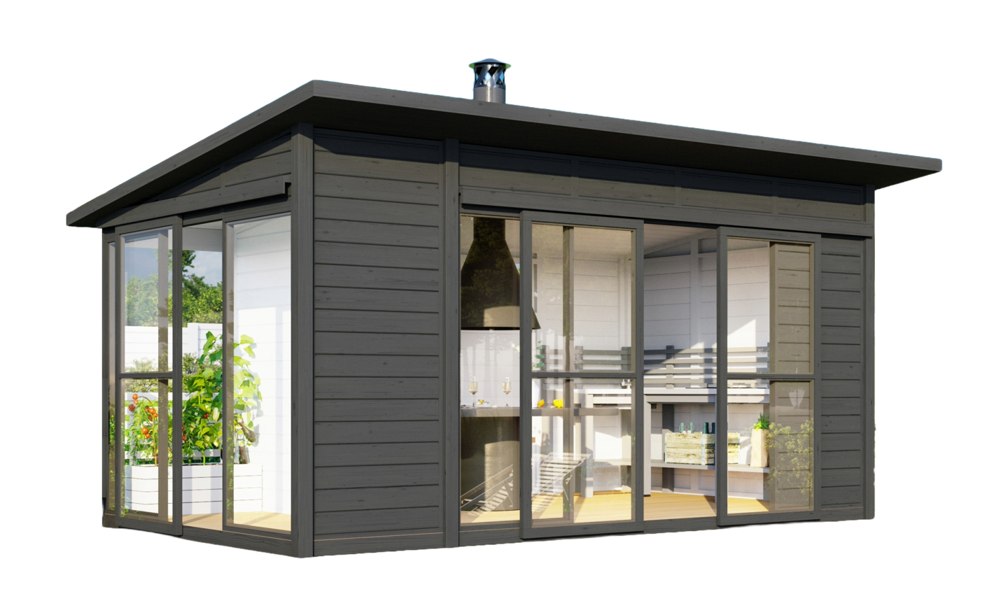 Kesähuone Villa Combi 450x270cm 12,15m²