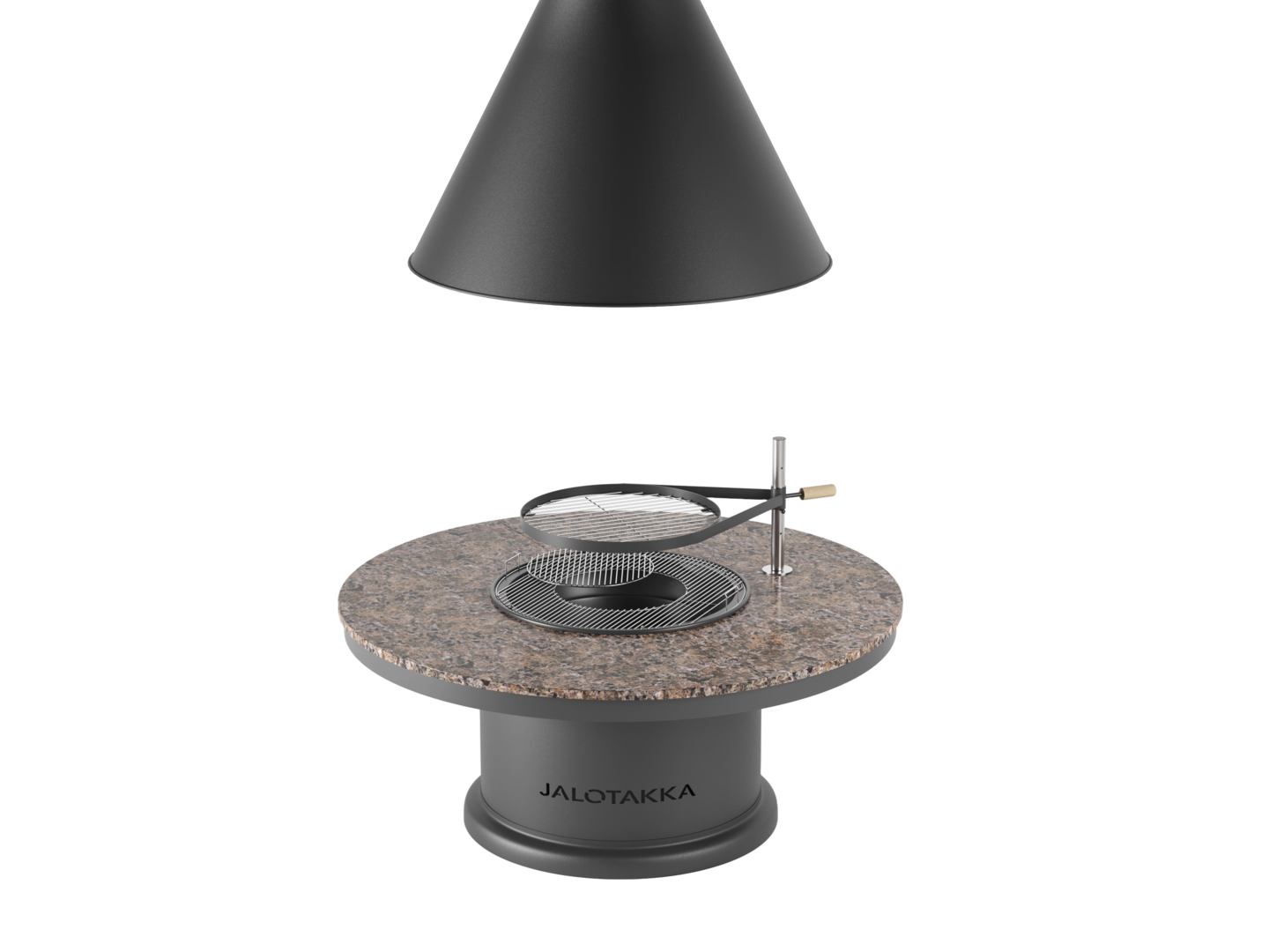 PÖYTÄGRILLI APETIT JTG/3  MATALA JALKA