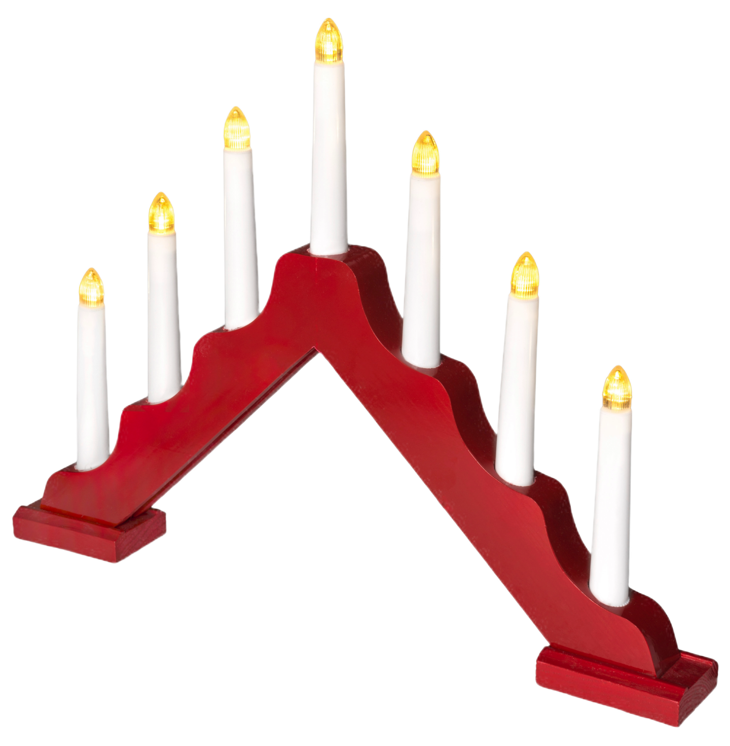 A-kynttelikkö Airam Silja punainen