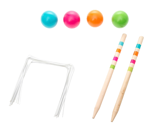 Krokettipeli atom 4 pelaajalle