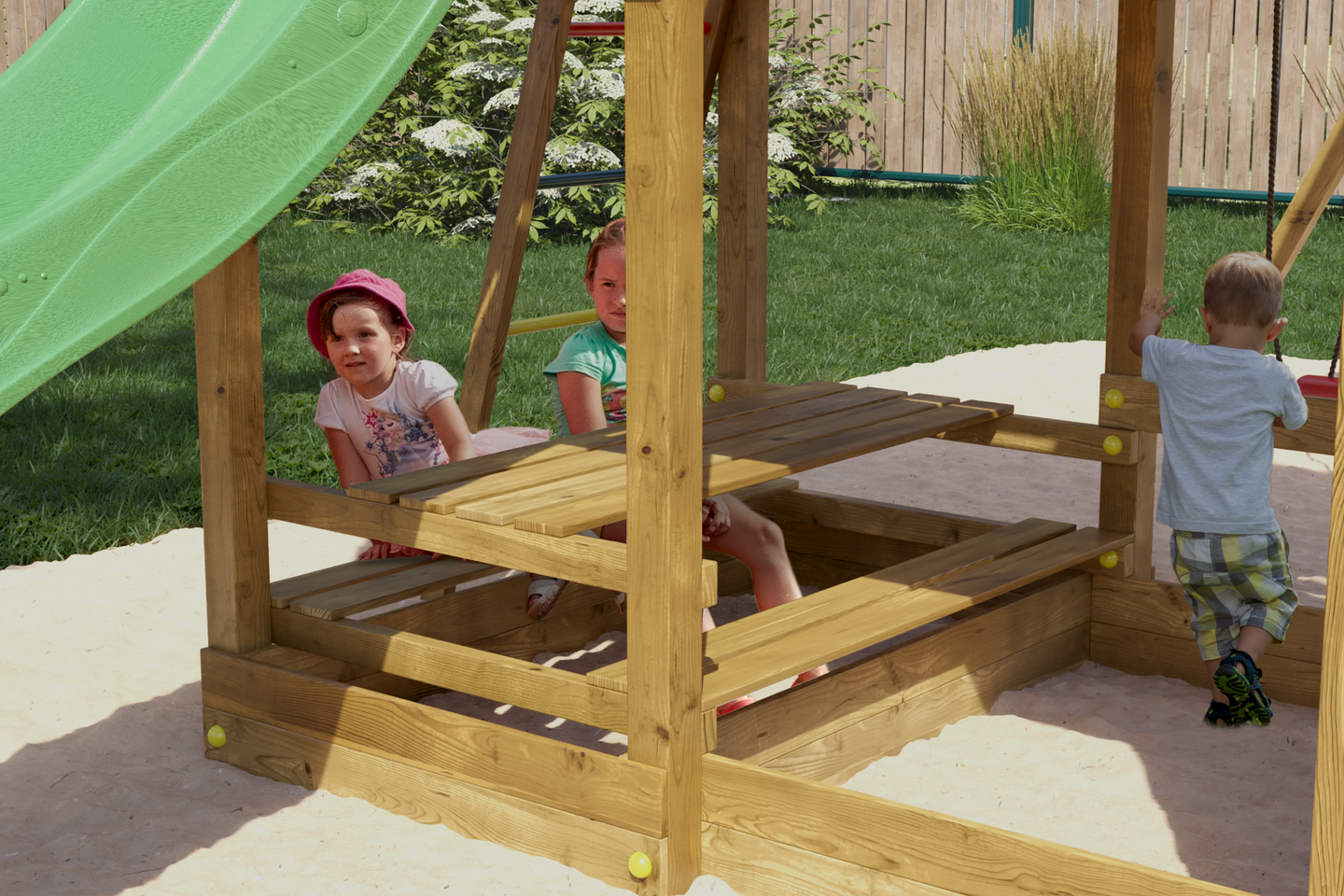 Kiipeilytorni Fungoo Mars keinuilla