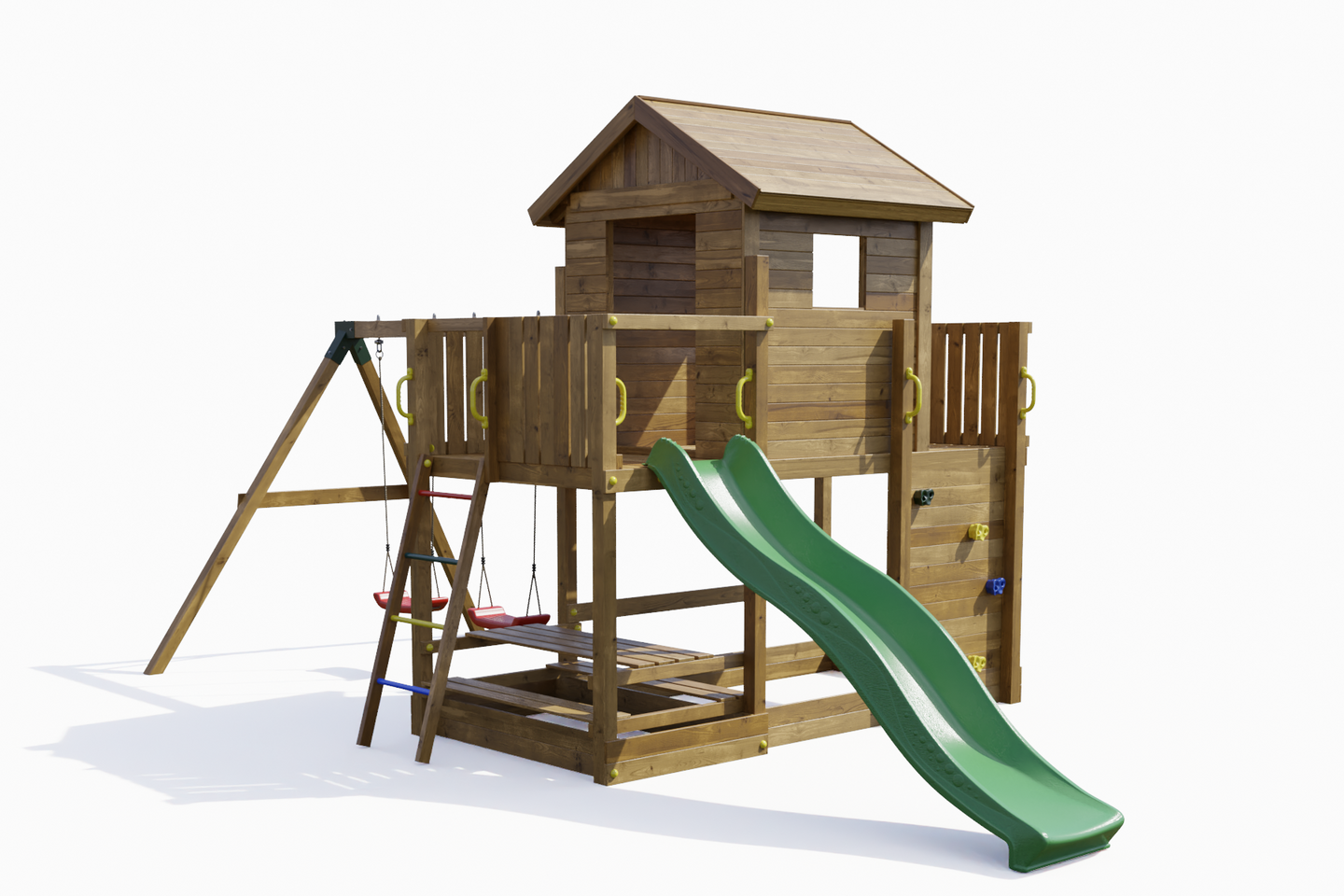 Kiipeilytorni Fungoo Mars keinuilla