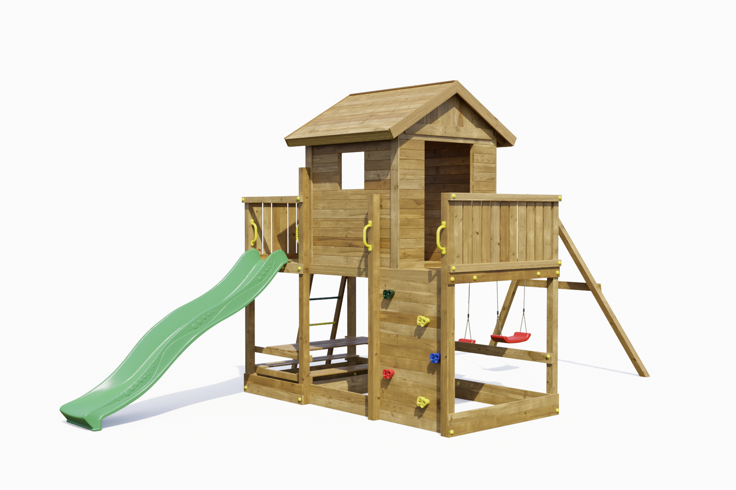 Kiipeilytorni Fungoo Mars keinuilla