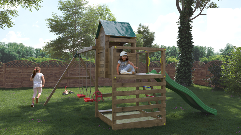 Kiipeilytorni Fungoo Jarcas4 keinuilla