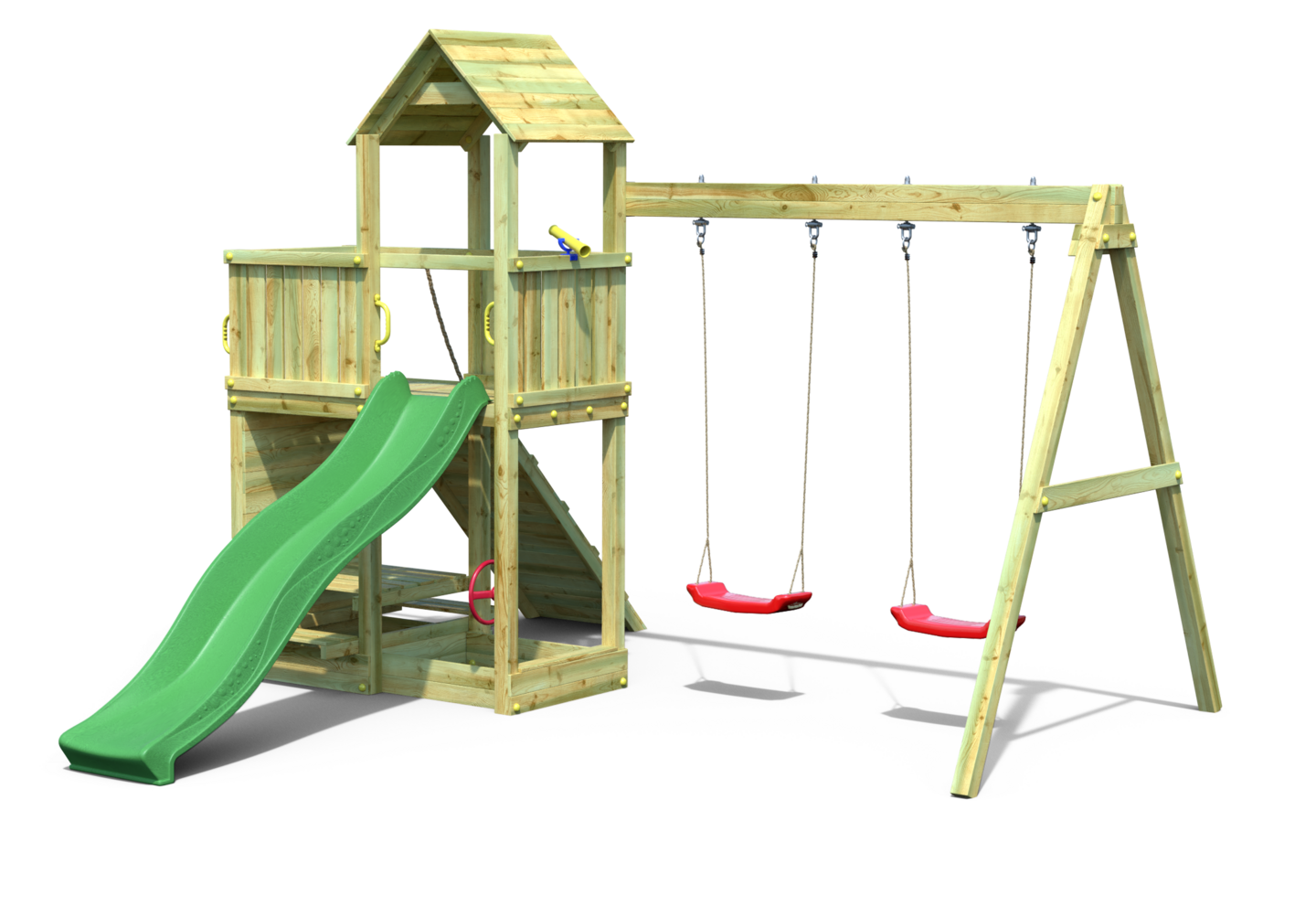 Kiipeilytorni ja keinuilla Fungoo FL