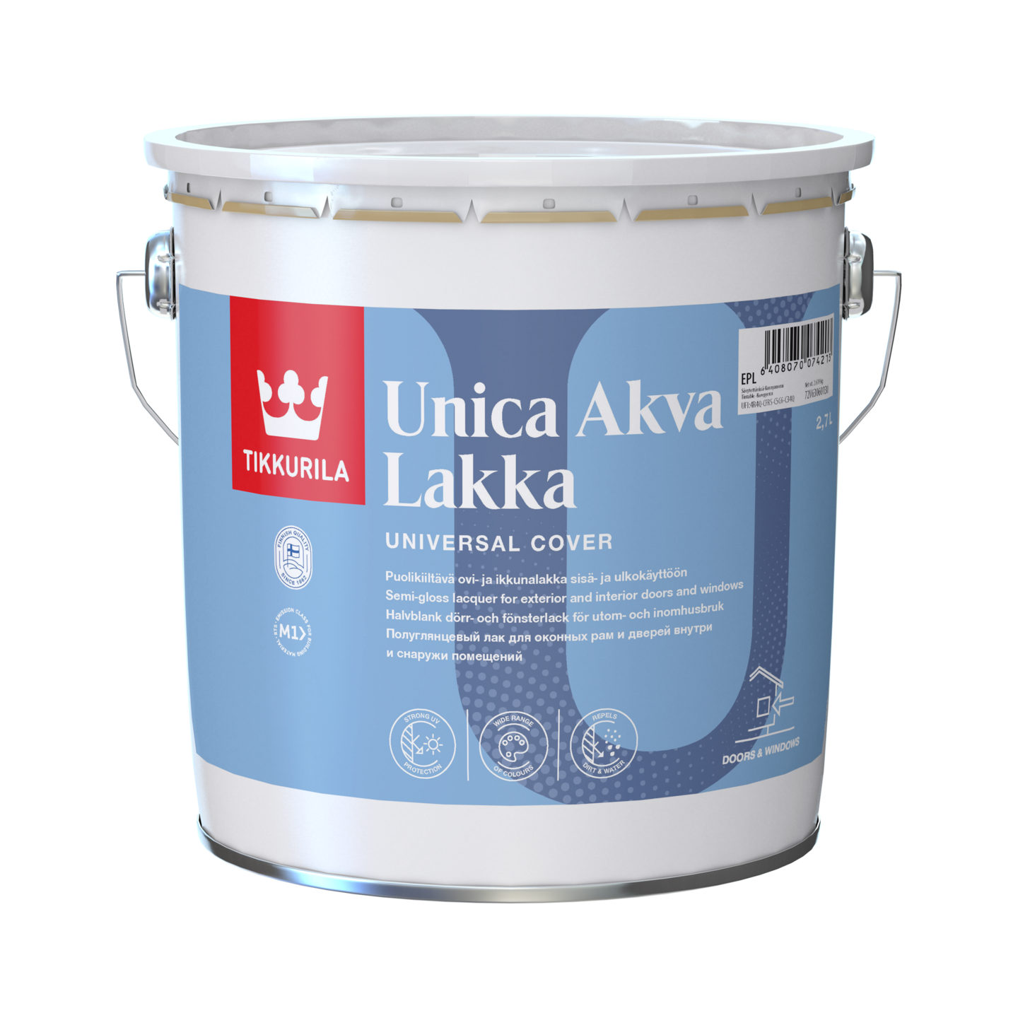 Unica Akva Lakka EPL puolikiiltävä akrylaattilakka