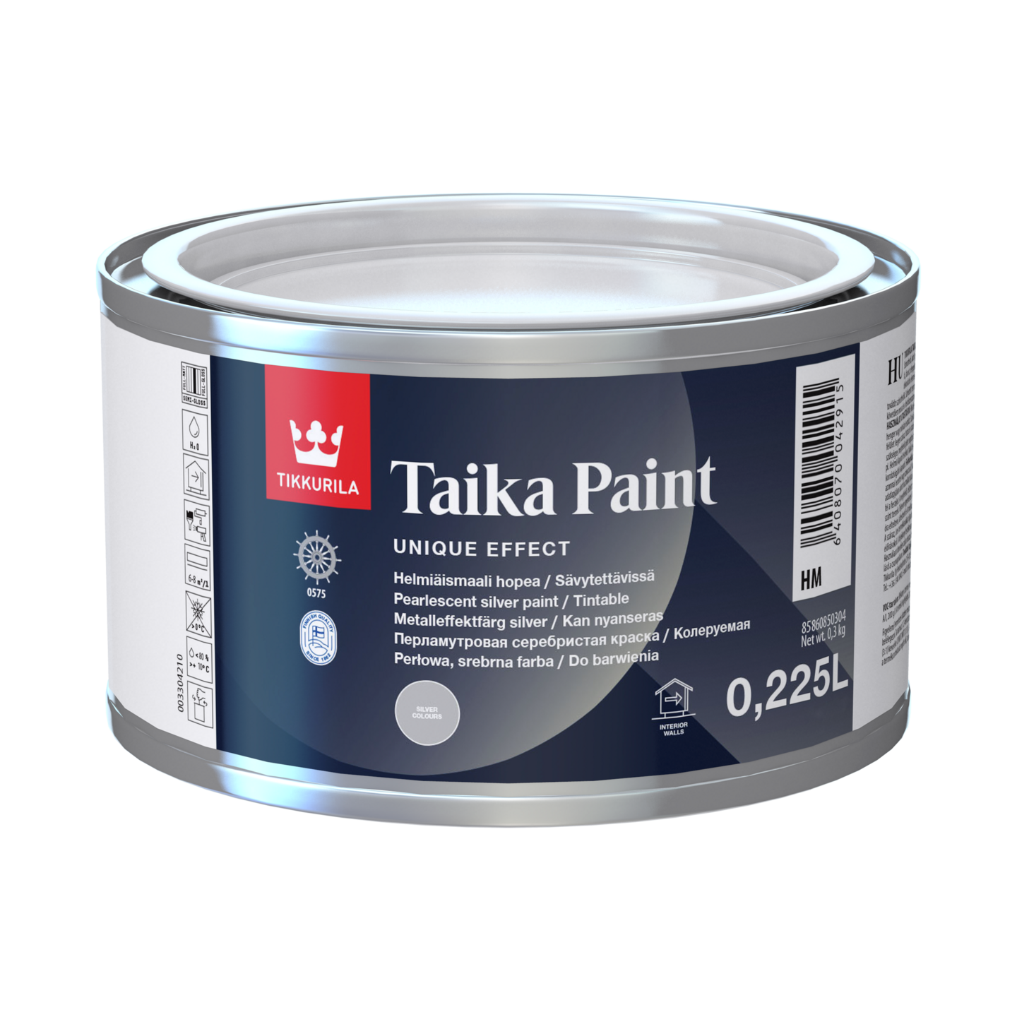 Taika Helmiäismaali 0,225l hopea