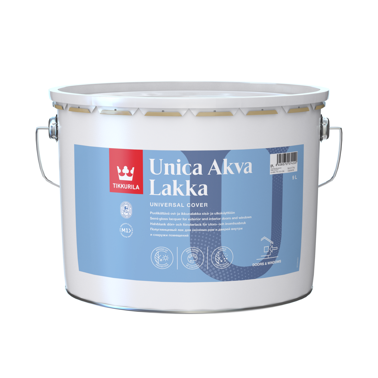 Unica Akva Lakka EPL puolikiiltävä akrylaattilakka