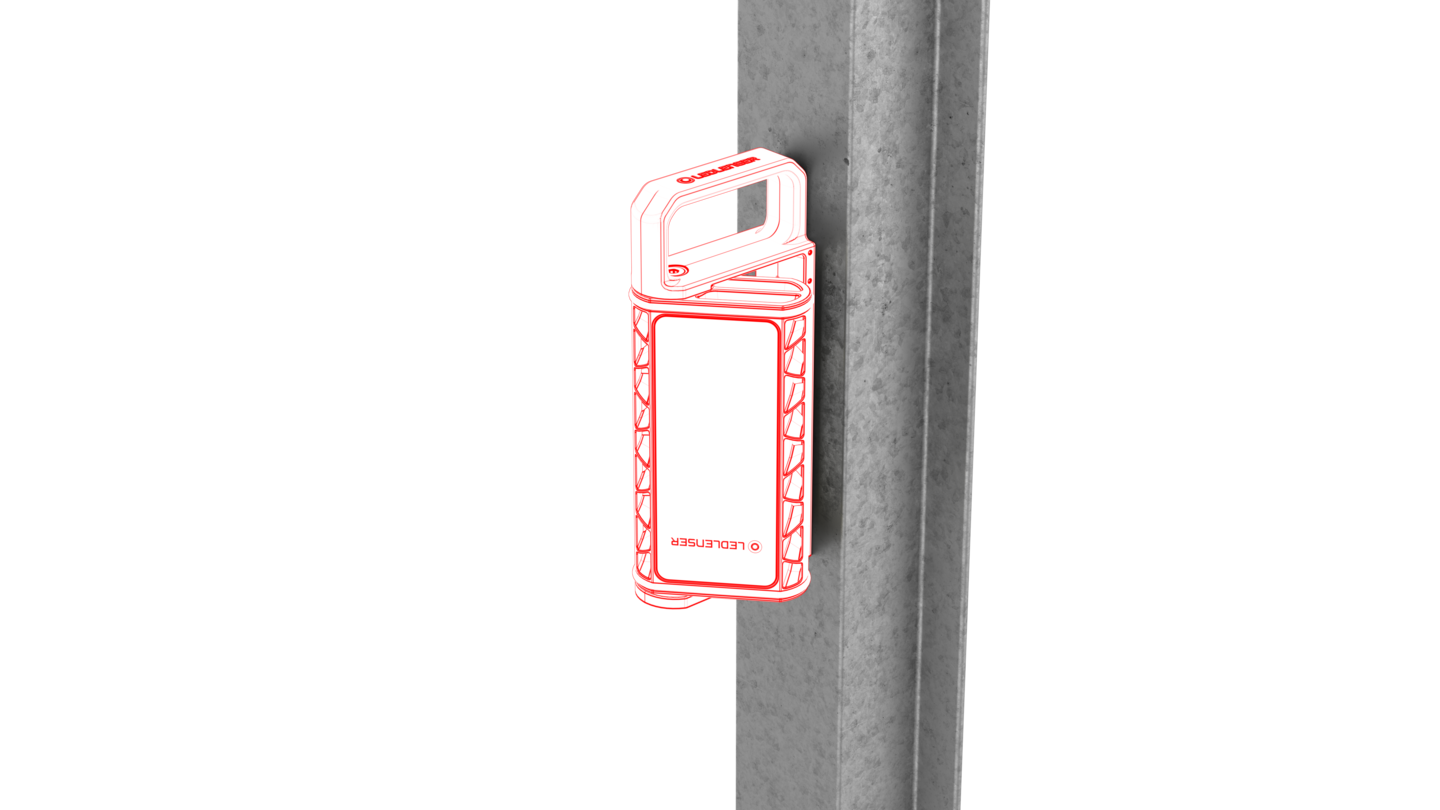 Työvalo Ledlenser AF4R Work musta 2000lm ladattava