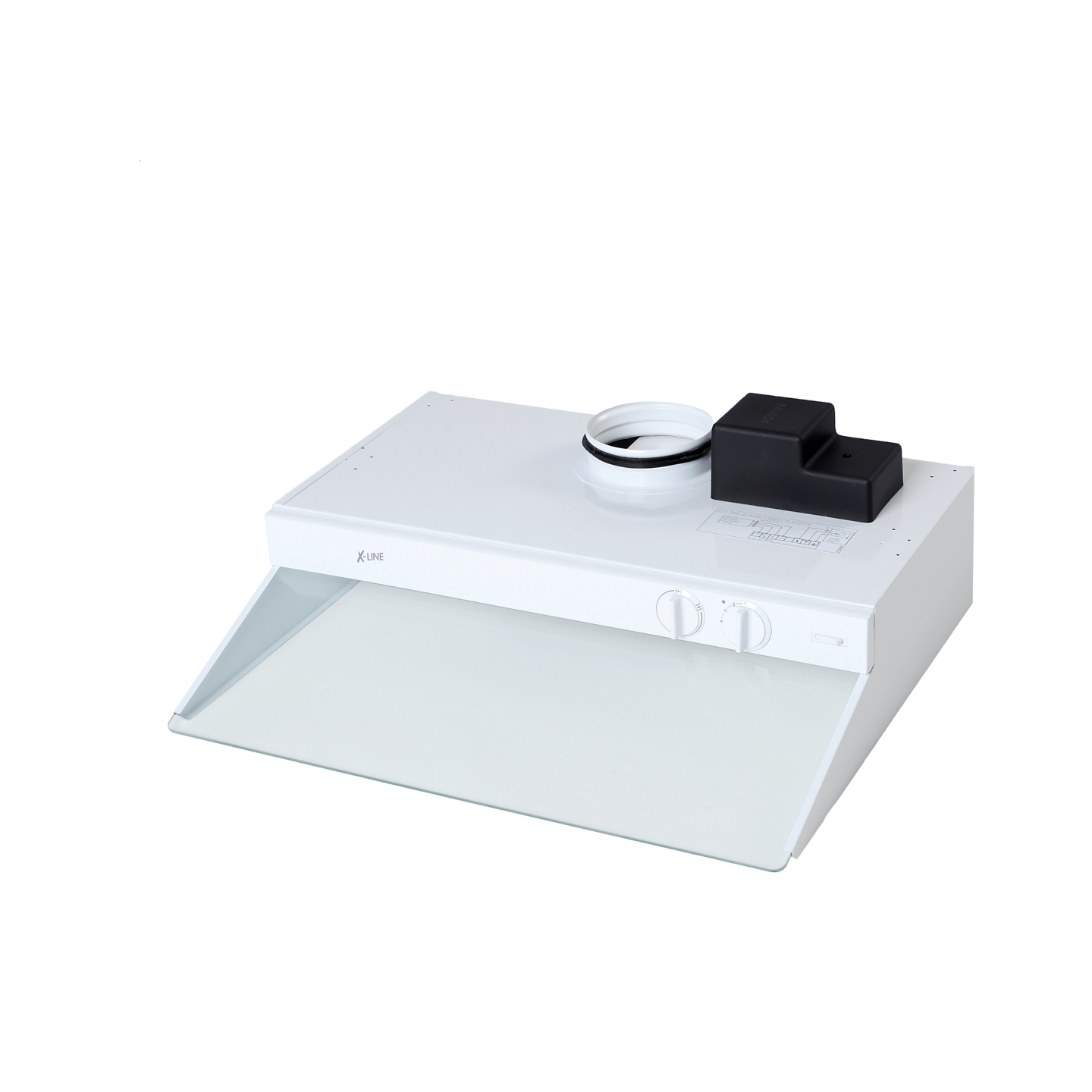 Säädinkupu Vallox PTXPA MC 600 valkoinen