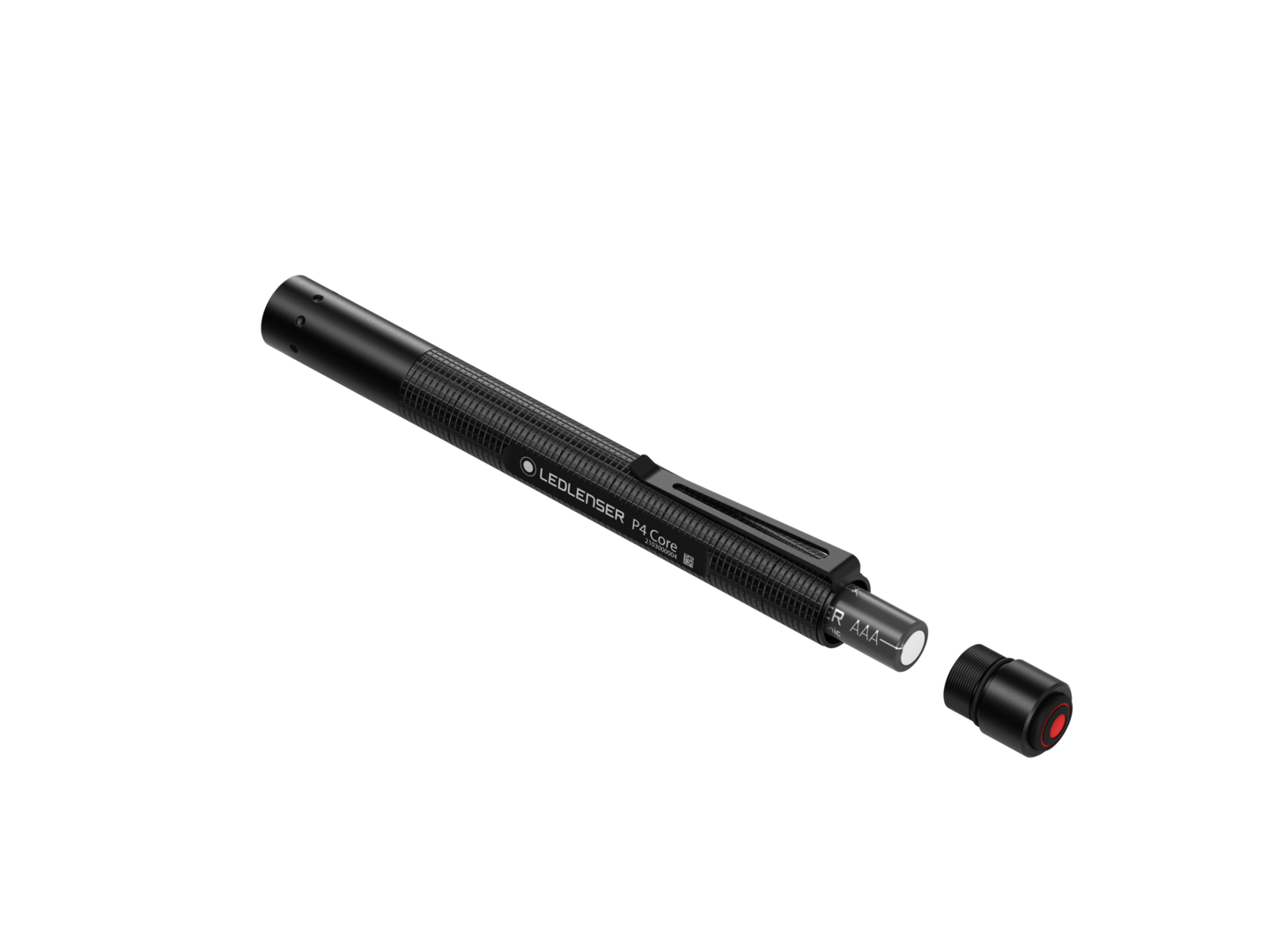 Taskulamppu Ledlenser P4 Core musta 120lm paristokäyttöinen